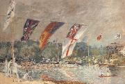 Alfred Sisley Regattas at Molesey oil painting artist